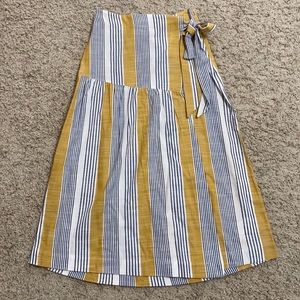Anthropologie Wrap Midi Skirt by Maeve